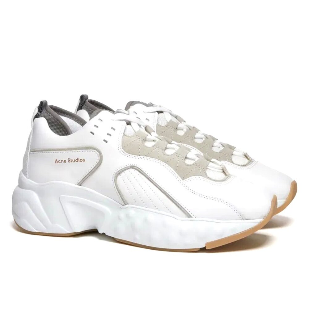 Women’s White Acne Studios Manhattan Sneakers New with Box EU 40 / US 10